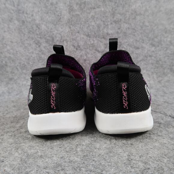 Skechers Shoes Kids 4 Slip On Sneakers Ultra Flex Casual Trainers Memory Foam - Picture 5 of 11